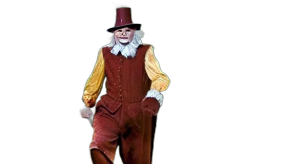 mask, hat, staff, creature transparent PNG cut-out