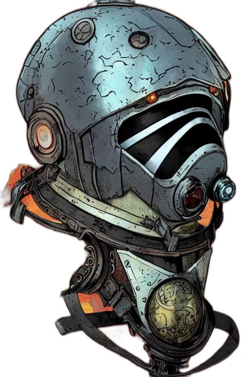 mask, robot, face, weapon transparent PNG cut-out