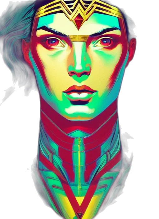 face, mask, robot, crown transparent PNG cut-out