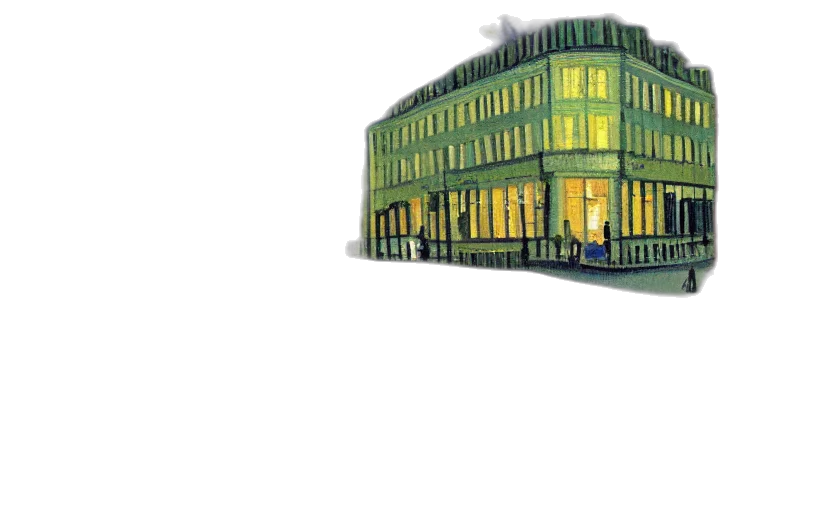 building, hat, umbrella, concept art transparent PNG cut-out