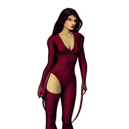dress, concept art, comic book art, fantasy art transparent PNG cut-out