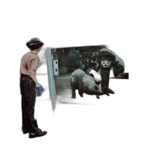 animal, creature, robot, staff transparent PNG cut-out