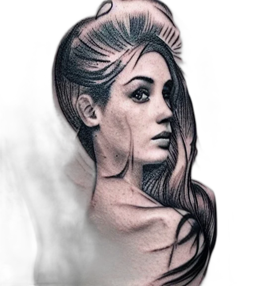 hair, face, crown, dress transparent PNG cut-out