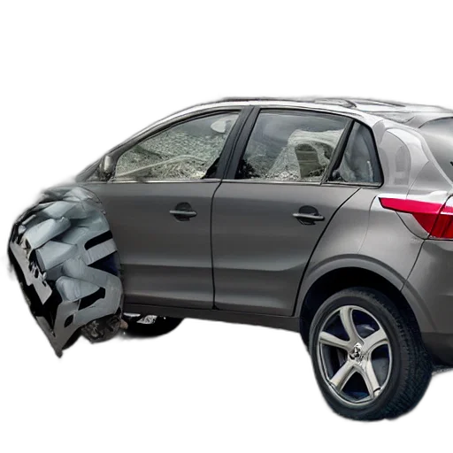 car, 3d render, geogaddi transparent PNG cut-out