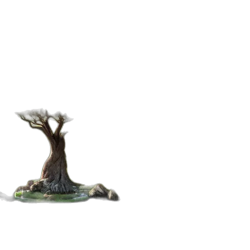 tree, furniture, creature, staff, concept art, 3d render, fantasy art, pixel art transparent PNG cut-out
