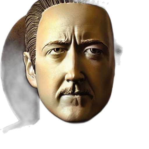 mask, face, hat, crown, photorealistic, 3d render, concept art, fantasy art transparent PNG cut-out