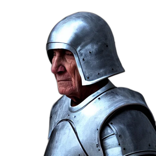 sword, robot, face, staff, 3d render, concept art, photorealistic, fantasy art transparent PNG cut-out