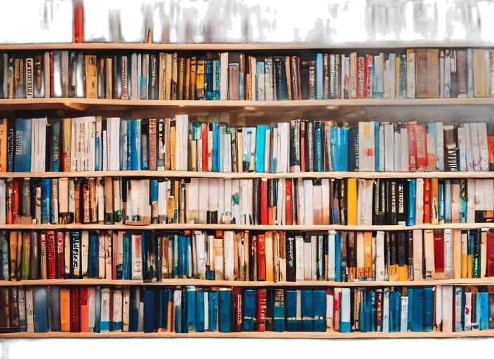 furniture, photo, still, miniature, crowd, bookshelves, studio, lighting transparent PNG cut-out