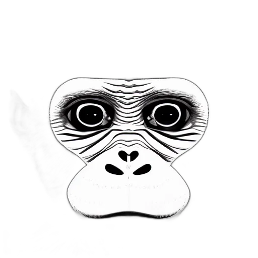 mask, face, animal, creature, concept art, cartoon, photorealistic, 3d render transparent PNG cut-out