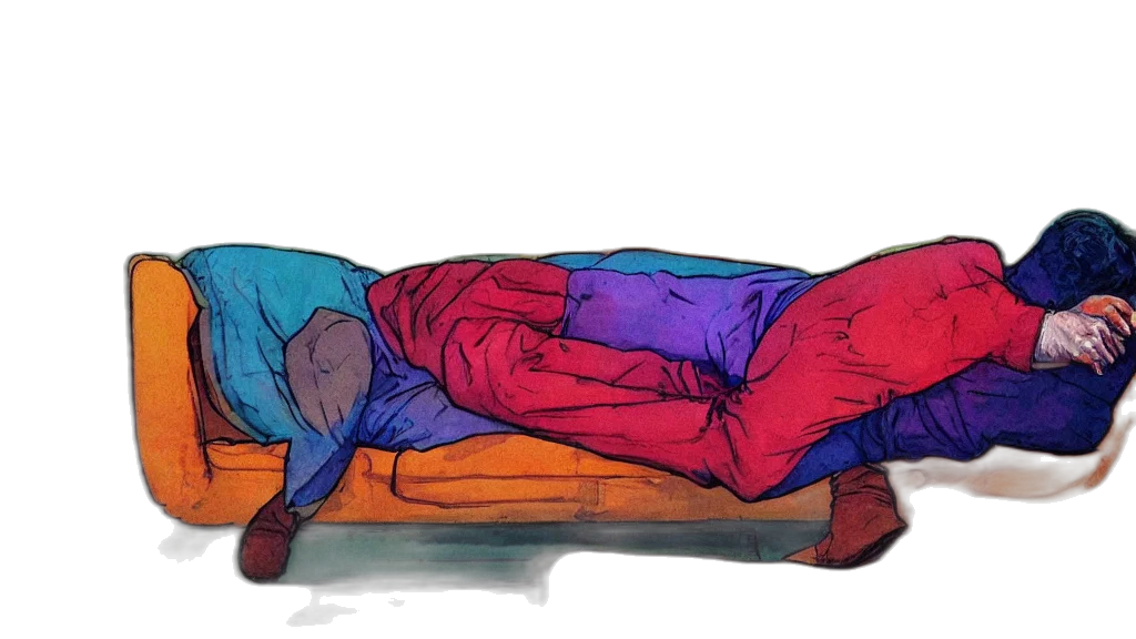 jacket, furniture, umbrella, creature, watercolor, concept art, comic book art, photorealistic transparent PNG cut-out