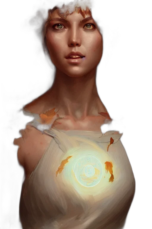 face, dress, mask, jewelry transparent PNG cut-out
