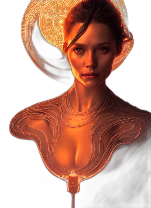 jewelry, crown, mask, hair, concept art, fantasy art, photorealistic, 3d render transparent PNG cut-out
