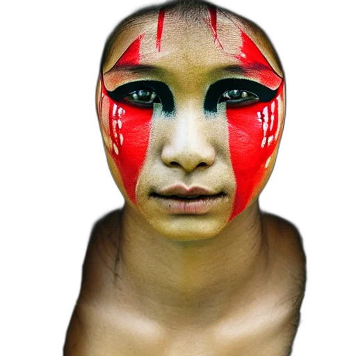 mask, face, jewelry, photorealistic transparent PNG cut-out