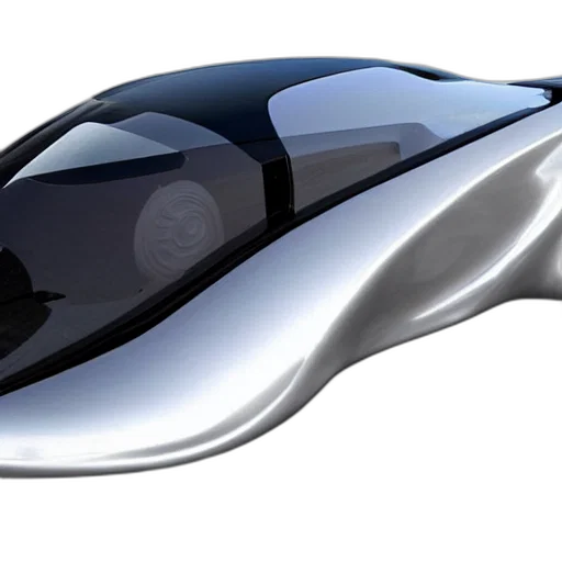 car, 3d render, concept art, photorealistic, new, design, three, wheels transparent PNG cut-out