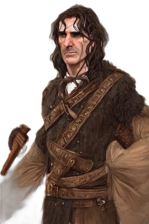 staff, jacket, face, hair transparent PNG cut-out
