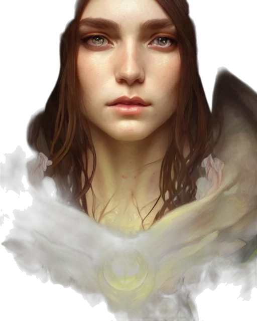 face, dragon, fantasy art, photorealistic, concept art, oil painting, fog, fire transparent PNG cut-out