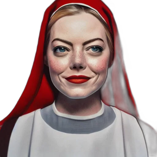 face, staff, photorealistic, comic book art, concept art, cartoon, portrait, emma transparent PNG cut-out
