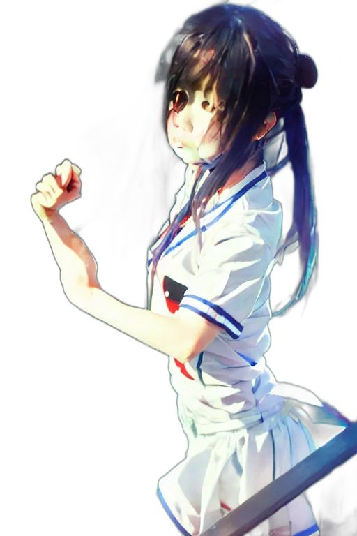 staff, dress, weapon, robot transparent PNG cut-out