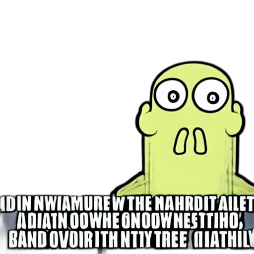 creature, tree, squidward, james transparent PNG cut-out