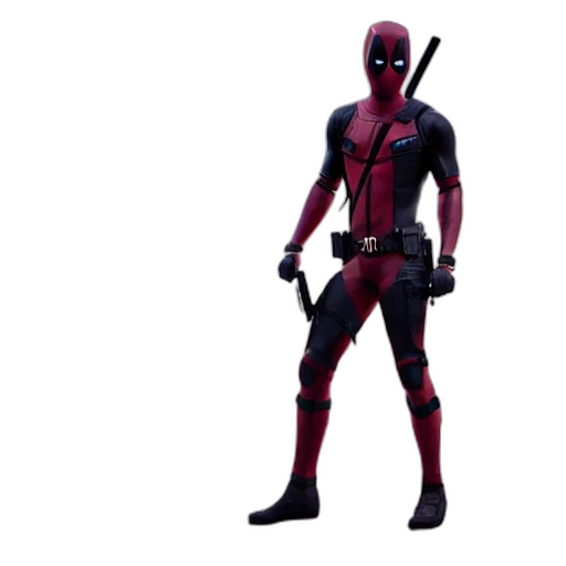 weapon, concept art, 3d render, comic book art, red, full, body, pose transparent PNG cut-out