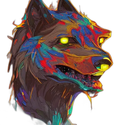 mask, face, creature, jacket, watercolor, fantasy art, pixel art, concept art transparent PNG cut-out