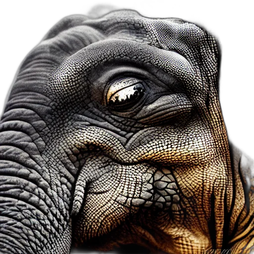 animal, face, creature, dragon, photorealistic, 3d render, concept art, fantasy art transparent PNG cut-out