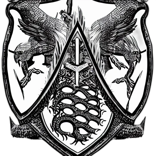 dragon, crown, sword, staff transparent PNG cut-out