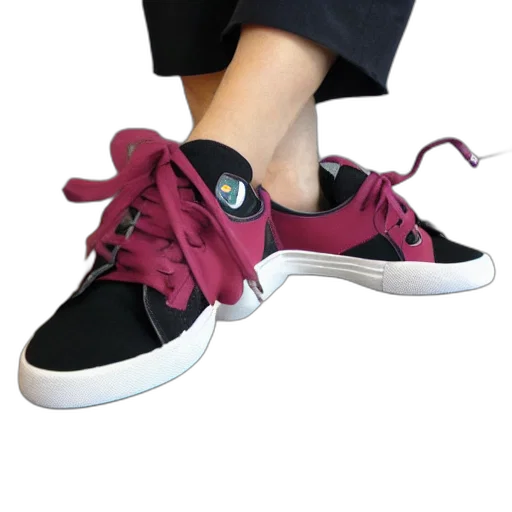 shoes, 3d render, photorealistic, dark, spherical transparent PNG cut-out