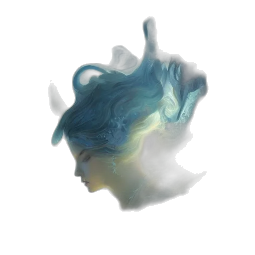 hair, face, mask, dragon, concept art, fantasy art, photorealistic, 3d render transparent PNG cut-out