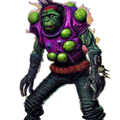 creature, staff, robot, mask transparent PNG cut-out
