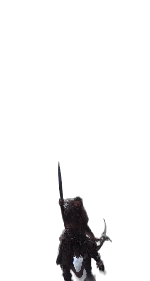 sword, weapon, staff, animal, concept art, 3d render, fantasy art, pixel art transparent PNG cut-out