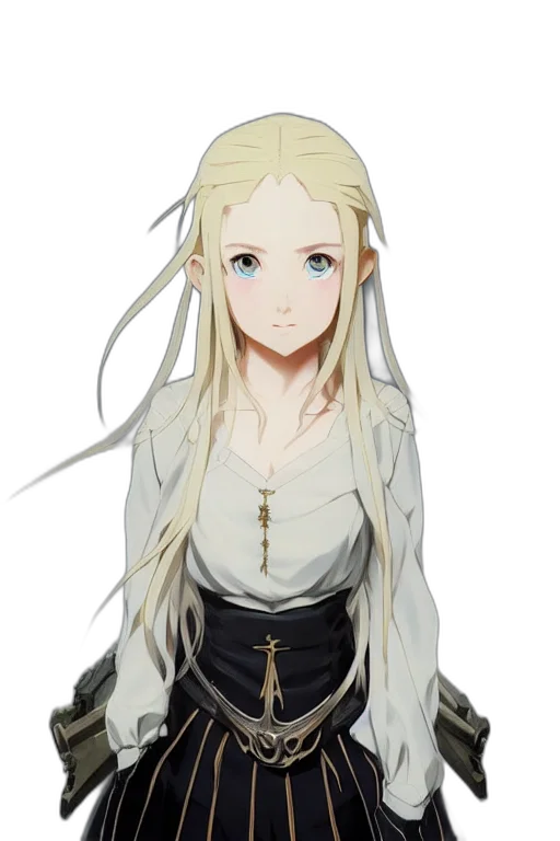 dress, staff, crown, jewelry transparent PNG cut-out