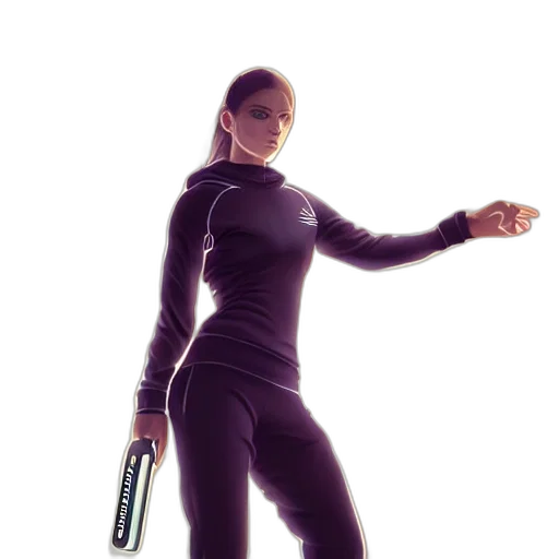 staff, weapon, robot, jacket transparent PNG cut-out