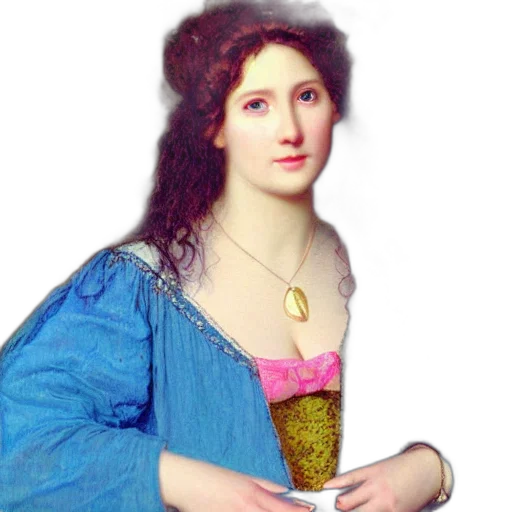 dress, jewelry, face, crown, oil painting, photorealistic, fantasy art, pixel art transparent PNG cut-out