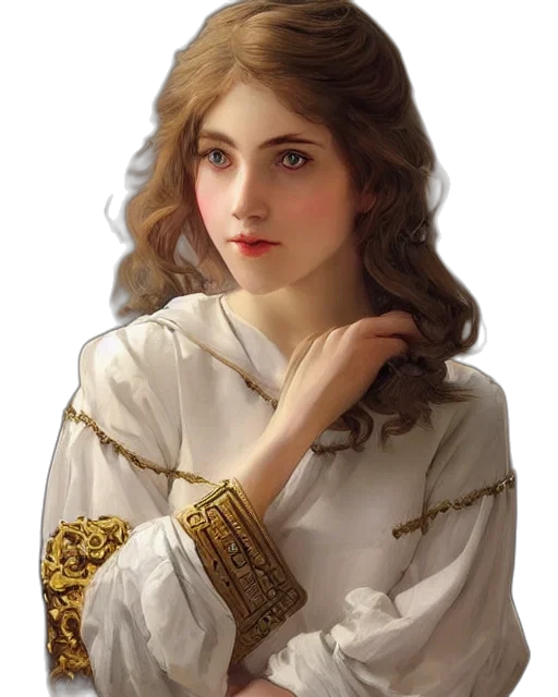 jewelry, dress, crown, face, photorealistic, oil painting, fantasy art, pixel art transparent PNG cut-out