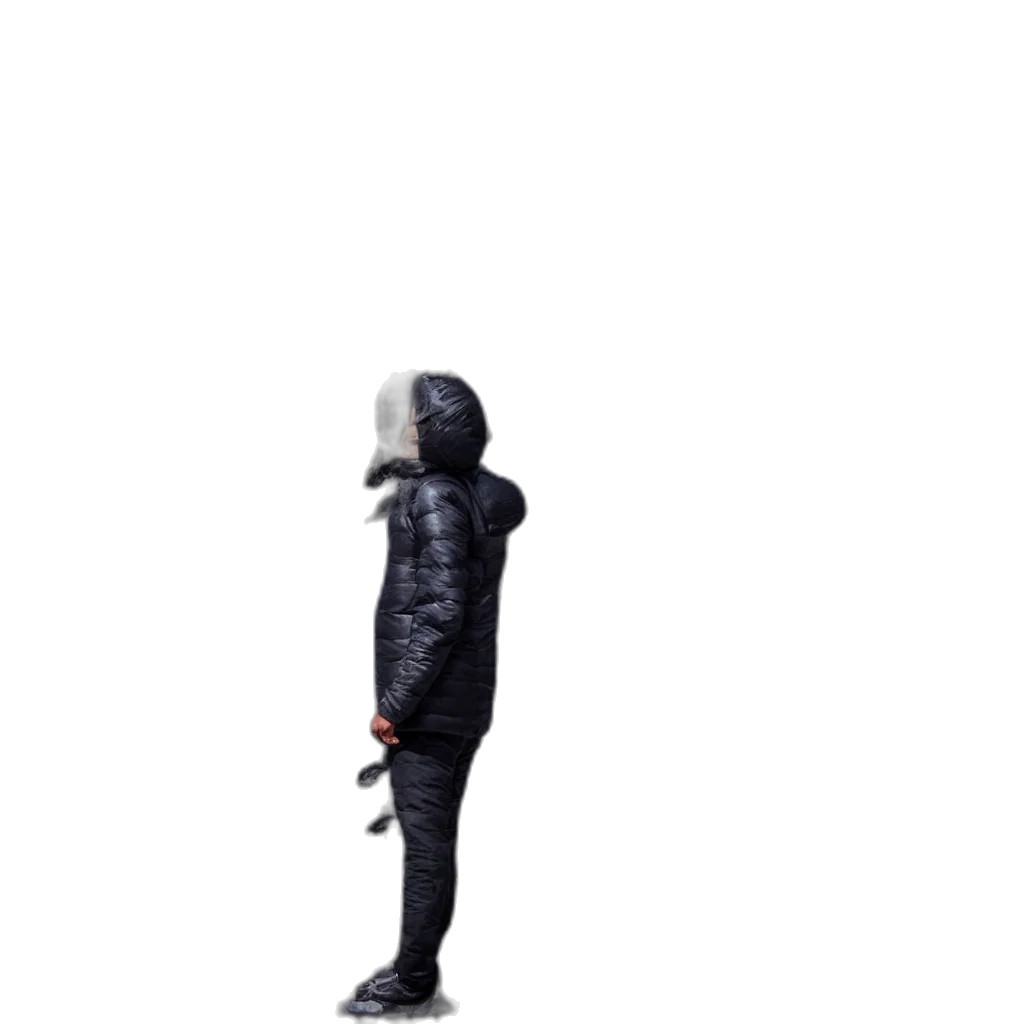 jacket, robot, staff, mask transparent PNG cut-out