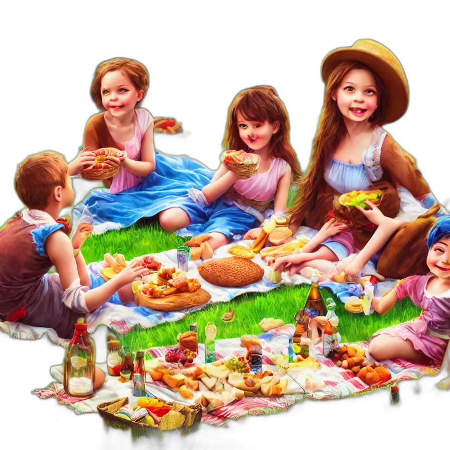 food, photorealistic, 3d render, concept art transparent PNG cut-out