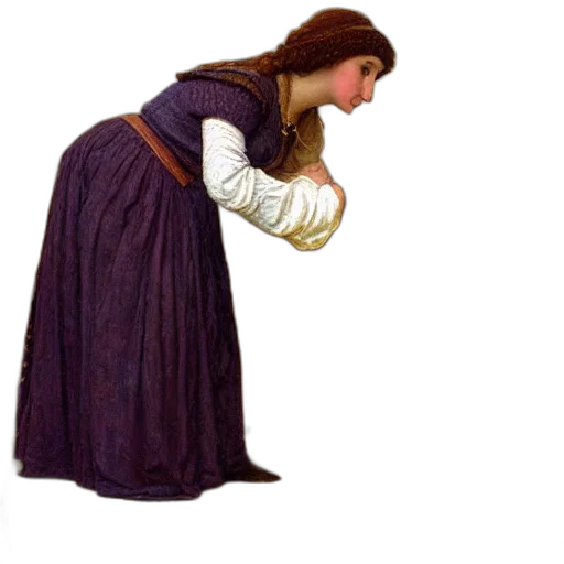 dress, staff, sword, jewelry transparent PNG cut-out