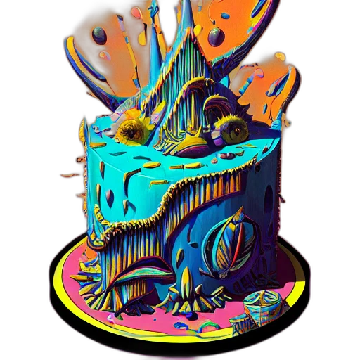 hat, robot, 3d render, concept art transparent PNG cut-out