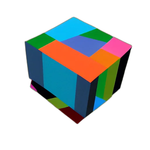 furniture, hat, crown, 3d render, pixel art, concept art, colorful, neon transparent PNG cut-out