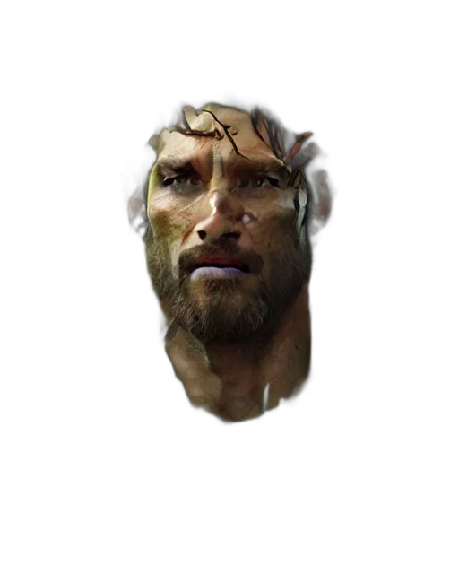 face, mask, creature, dragon, concept art, photorealistic, fantasy art, 3d render transparent PNG cut-out
