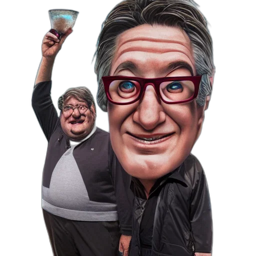 face, cartoon, concept art, roger transparent PNG cut-out