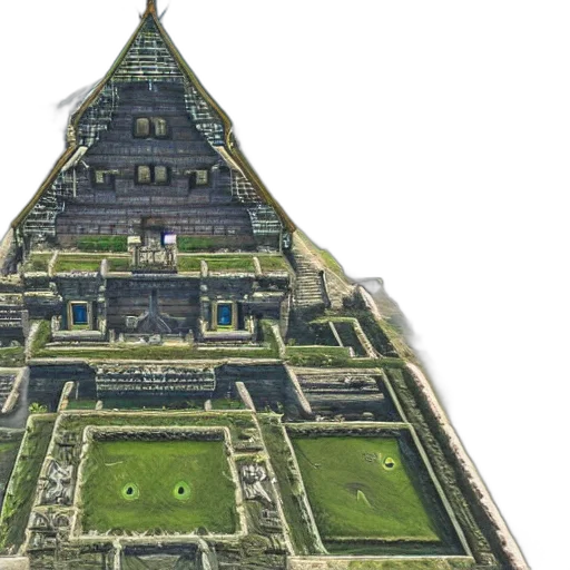 building, 3d render, concept art, photorealistic transparent PNG cut-out