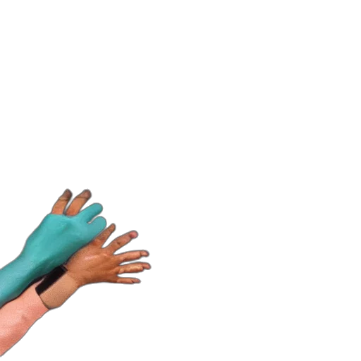 staff, mask, weapon, hair, 3d render, concept art, photorealistic, underwater transparent PNG cut-out