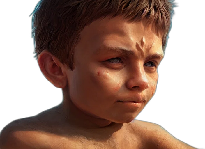 face, creature, weapon, photorealistic, concept art, 3d render, fantasy art, little transparent PNG cut-out