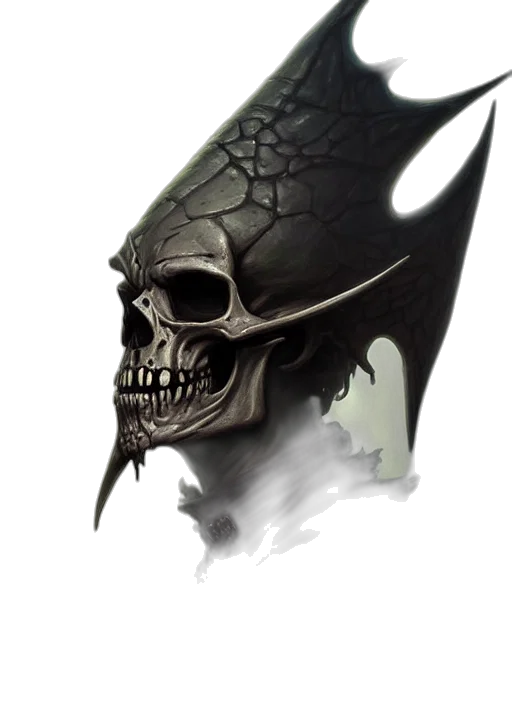 mask, face, crown, hat, concept art, fantasy art, photorealistic, 3d render transparent PNG cut-out