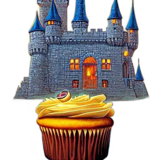 crown, food, pixel art, concept art transparent PNG cut-out