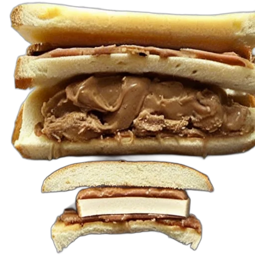 food, crown, animal, peanut, butter, husky, dog, sandwich transparent PNG cut-out