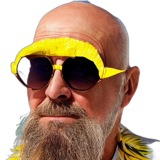 hair, face, hat, jacket transparent PNG cut-out