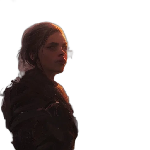 face, jacket, creature, mask, concept art, photorealistic, 3d render, cyberpunk transparent PNG cut-out
